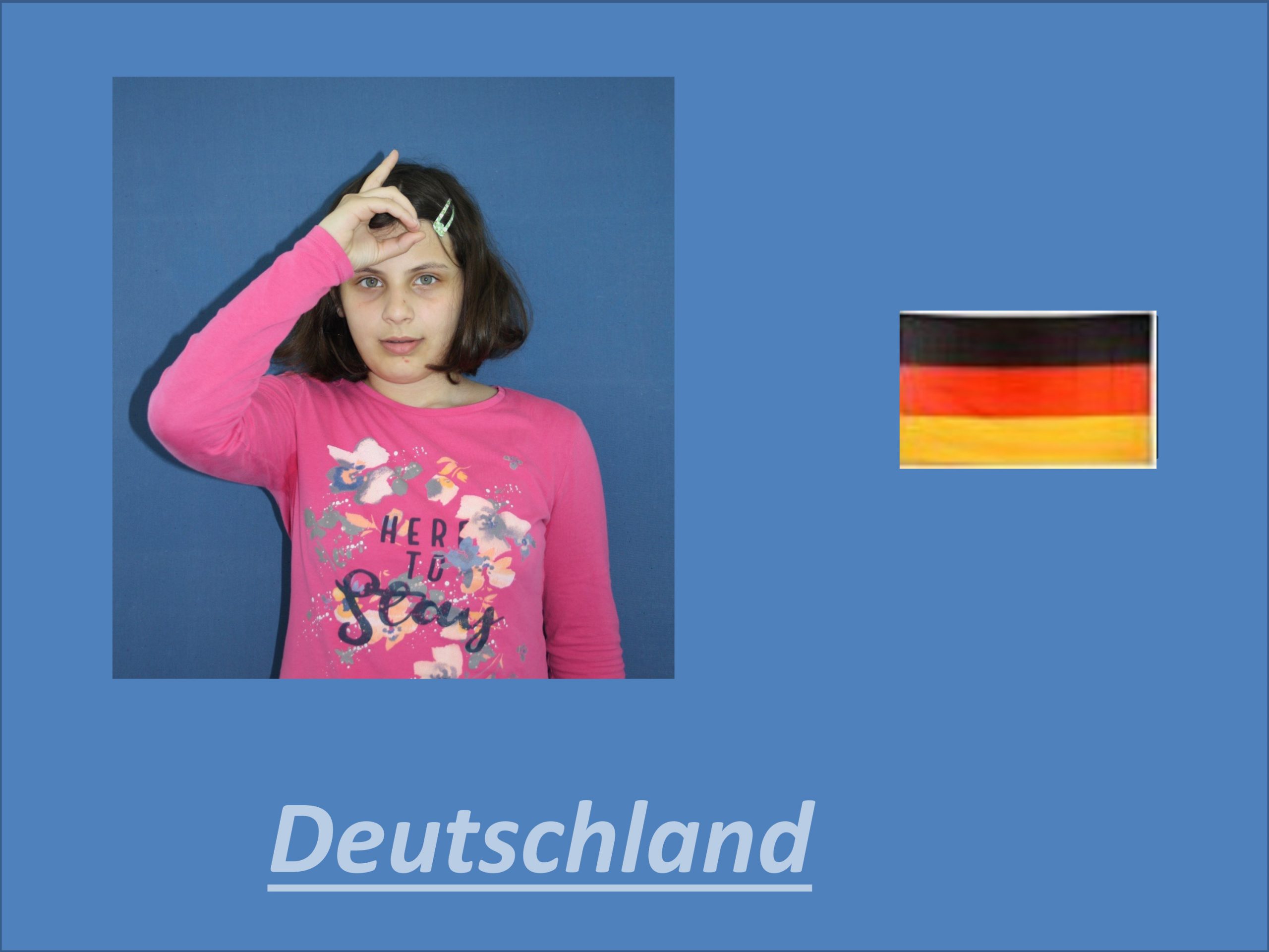 Gebärden der teilnehmenden Länder der Fussball-EM 2024
