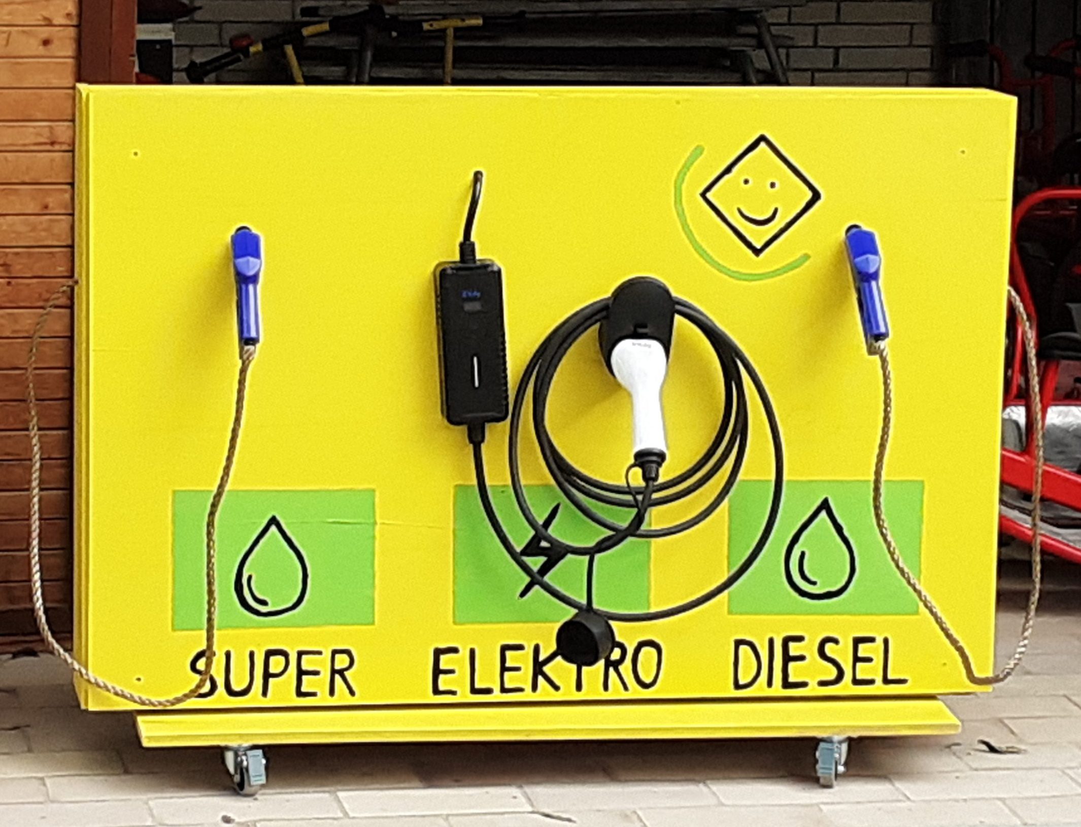 Eröffnung einer neuen Tankstelle im Schulkindergarten