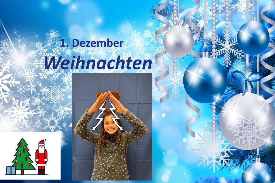 Adventskalender mit Gebärdensprache 2025